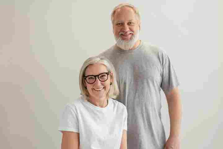 Middle-aged man with his partner, symbolizing coping with erectile challenges in the 50s.